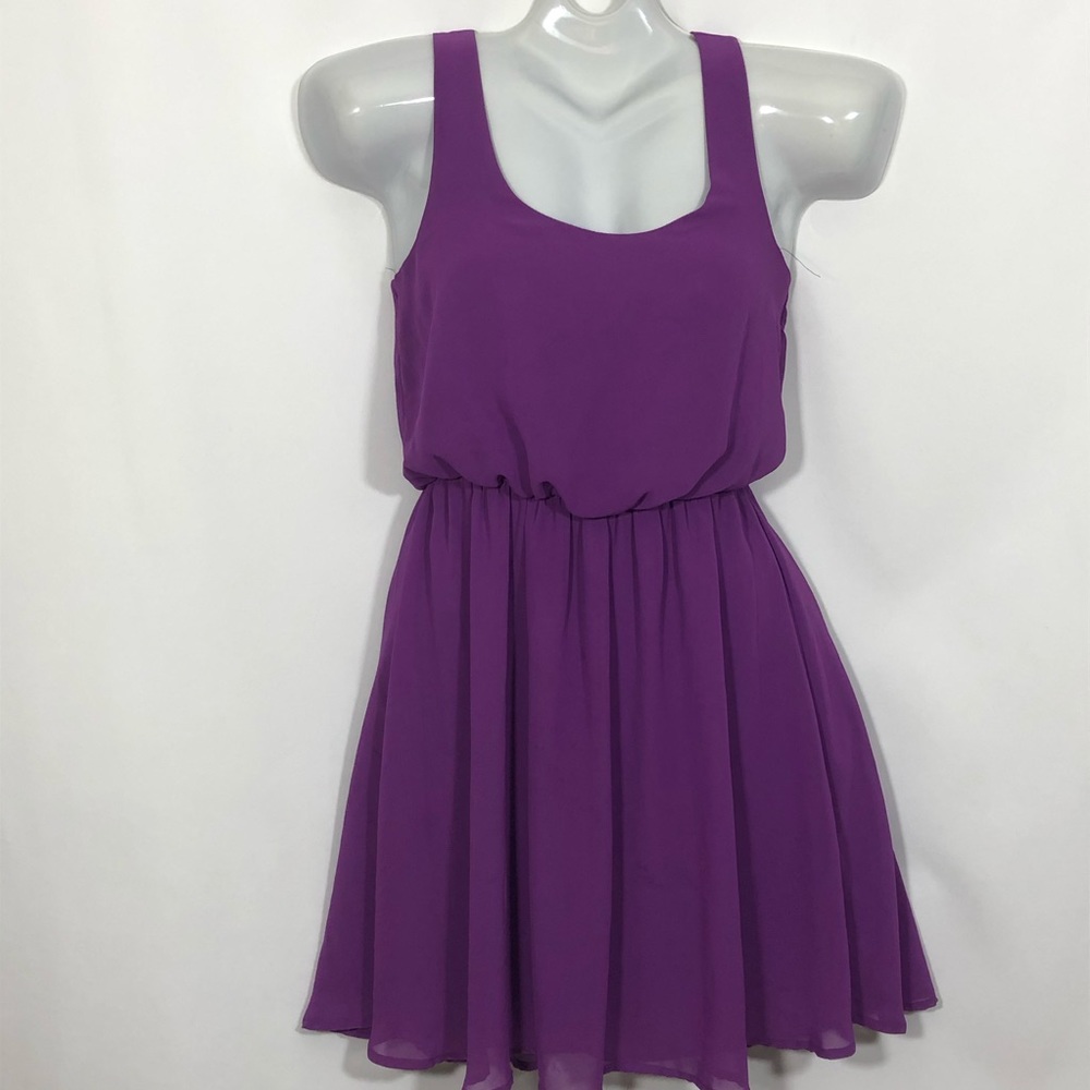 LUSH NORDSTROM chiffon party cocktail evening dres